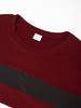 Men's Color Block Casual Round Neck Long Sleeve Sports T-shirt