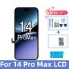 LCD დისპლეი iPhone 14 Pro Max-ისთვის, სენსორული ეკრანის დიჯიტაიზერის ასამბლეის შემცვლელი ნაწილები