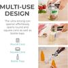 Heavy Duty Stainless Steel Manual Can Opener with Comfort Grip Handle Multifunctional Bottle Opener Easy to Use Durable Design