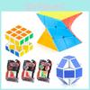 Einzigartiger 5cm Kinder-Puzzlewürfel Pädagogisches Verdrehbares Magischer Würfel Spielzeug zur Geistesentwicklung
