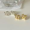 C-Shaped Line Stud Earrings for Women: Trendy, Artistic, and Cool Design