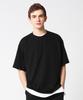MOZMOZ 4-Color Plain Solid Oversized Short Sleeve T-Shirt