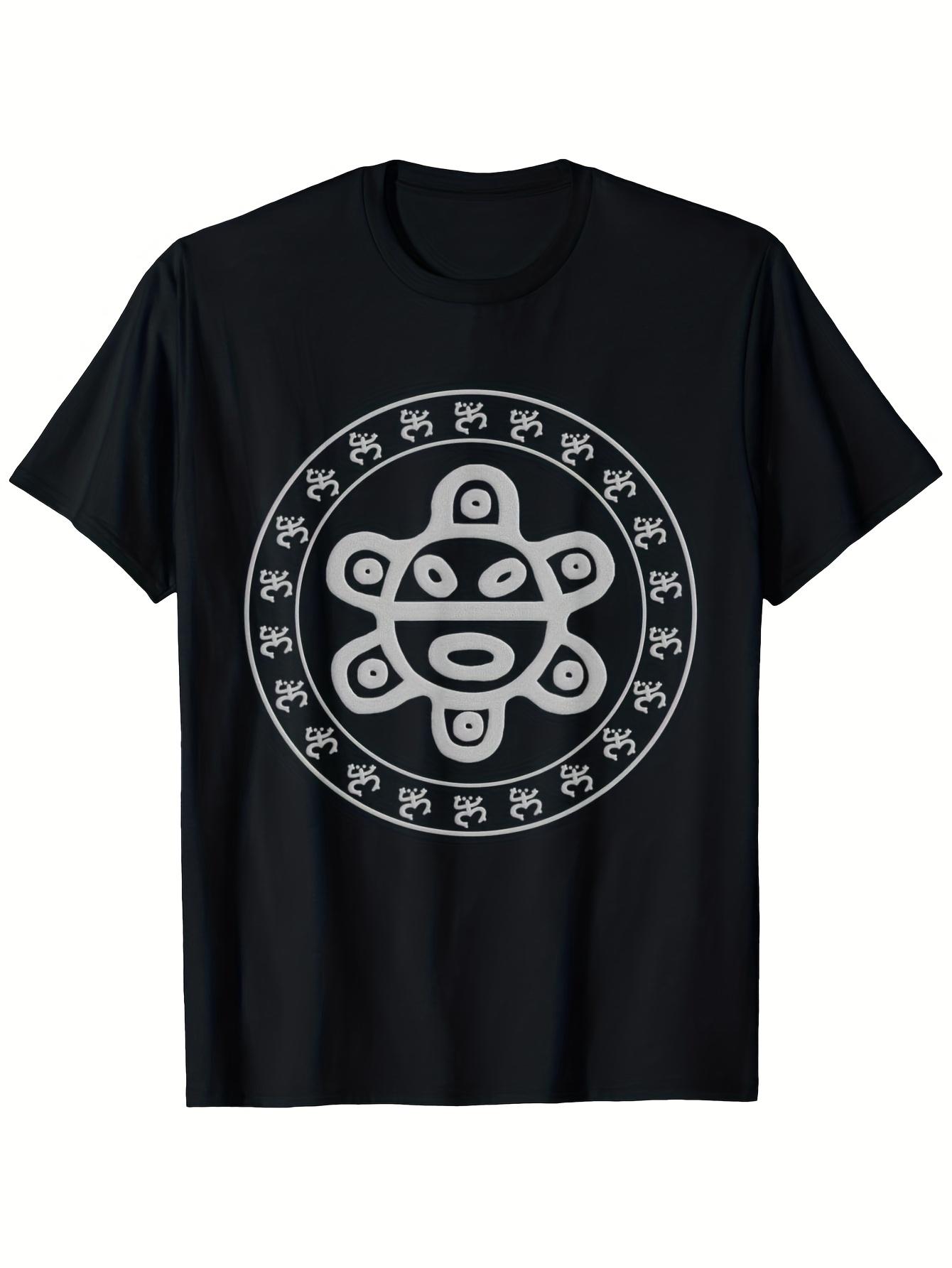 

Puerto Rico Graphic Cotton T-shirt for Men & Women - 100% Cotton Black Tee with White Circular Emblem Design XXXL