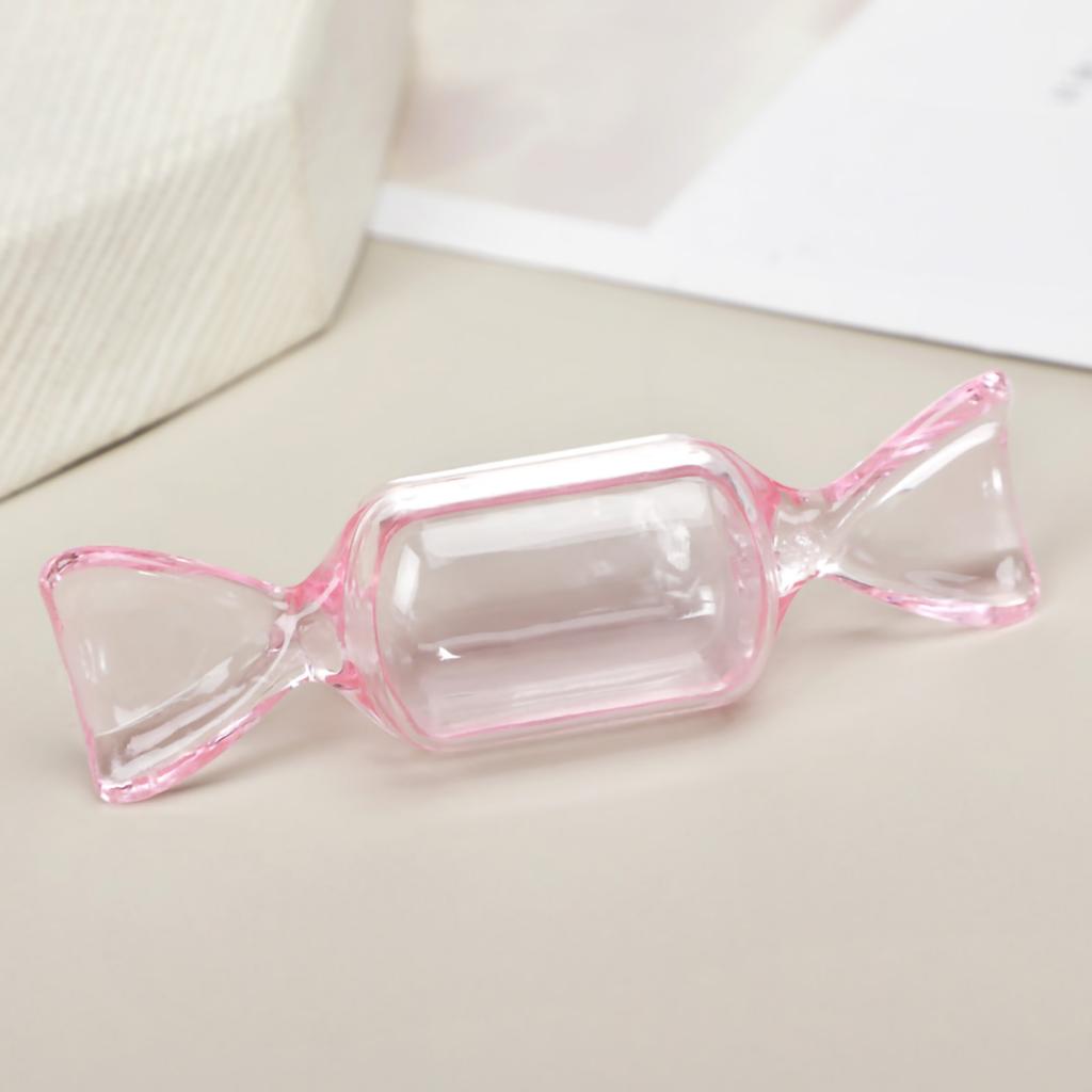 Candy Shape Storage Box Innovative Cartoon Transparent Jewelry Container for Earrings Candies Rings