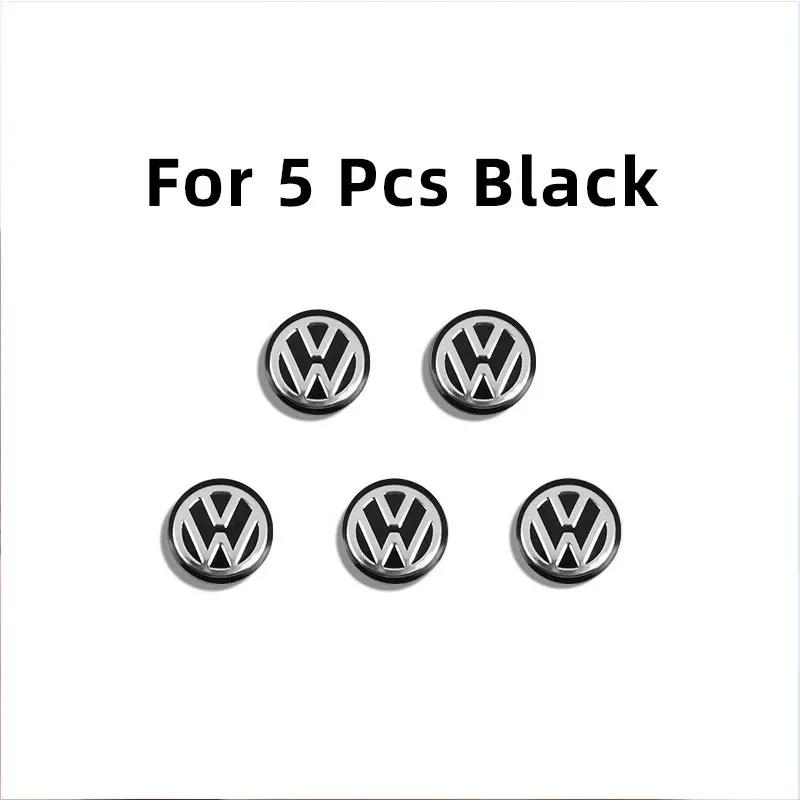

2025 Hot Car Key Stickers Auto Control Keychain Emblem Accessories For Volkswagen VW R-line GTI R Polo Golf Passat Magotan Tigua чёрный