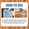 Floor Cleanings Tablets Household Cleanings Product for Livingrooms Bathroom Home