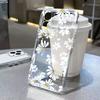 Daisy Floral Clear Case Art Phone Case for iPhone 17 16 15 14 13 12 11 16E Series Pro Max Plus Double Layer Protection