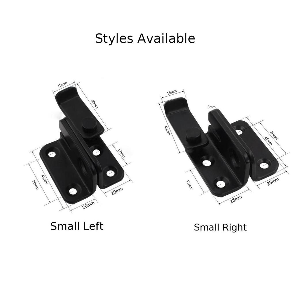 Free-Punching Wardrobe Door Bolt Latch Drawer Lock Safety Stainless Steel Padlock For Locking Door Window Drawer Cupboard