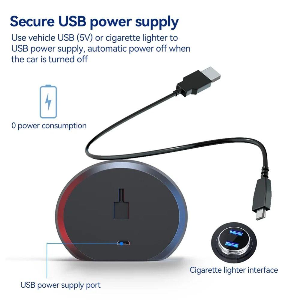 Plug&Play HUD Car Head Up Display KMH/MPH Windshield Speed Projector  Tachometer