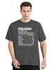 Novelty Awesome Squash Nutrition Facts Player T Shirts Graphic Cotton Streetwear Short Sleeve Birthday Gifts Summer T-shirt