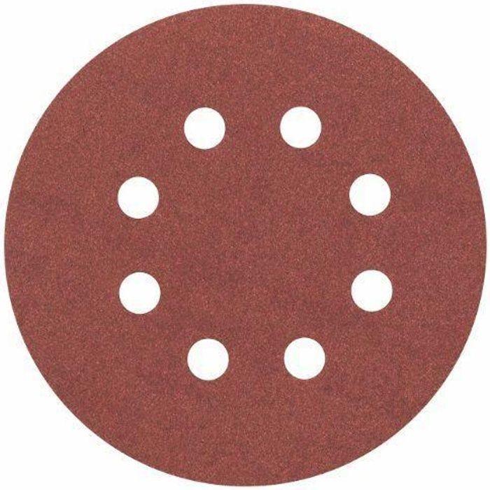 Disques abrasifs - BOSCH - C430 - Ø 125 mm - Grain 180 - Pack de 5