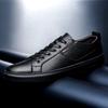 Leather Men Shoes Fashion Mens Sneakers Trend Casual Flats Italian Breathable Leisure Male Non-Slip Soft Footwear Rubber Shoes