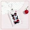 Kawaii Cat Keychain Sliding Card Holder Student Meal Card Bus Card Photo Card Holder Lanyard Lady Id Card Credit Card Holder