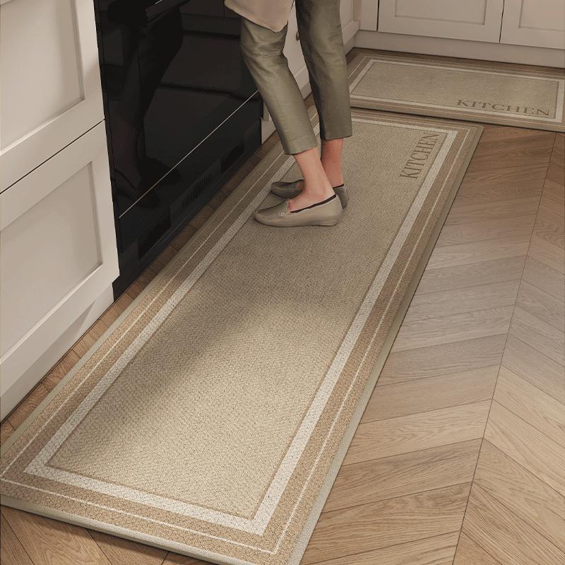 Carpet For Kitchen Floor Mat Absorbent Non-Slip Carpets Minimalist Solid Color Design Home Decoration Rug Alfombra De Cocina