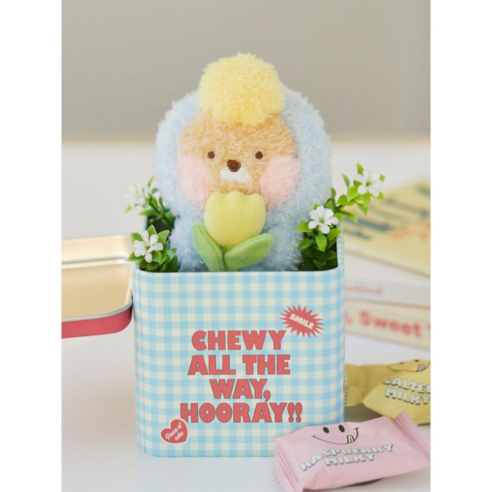 KAKAO FRIENDS Ball Balgre Fossil Keychain Doll_Little Jay-G