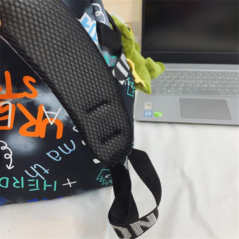 Graffiti School Bag Sports Bag College Student Men Women Backpack