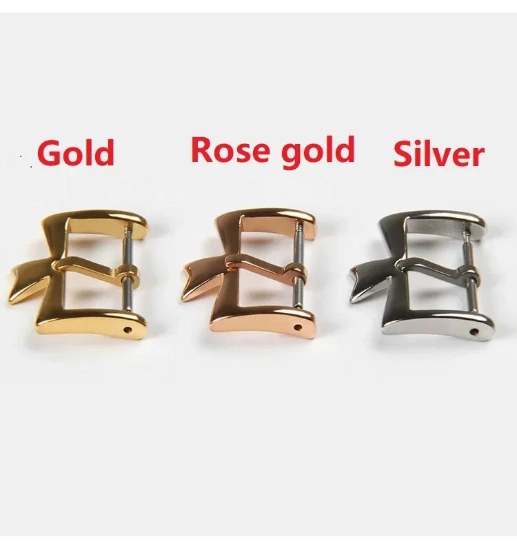 Metall-Uhrenschließe für Vc Vacheron Uhrenarmband-Schließen Constantin 16mm 18mm Silbern Gold Roségold Edelstahl Dornschließe