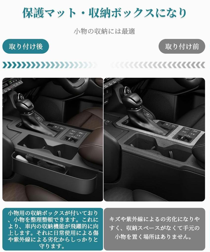 Toyota Land Cruiser LC250 Dedicated Console Storage Small Item Car Easy Gap Storage Tray, Anti-Slip Mat, Box, Durable, Storage, Water-Repellent,