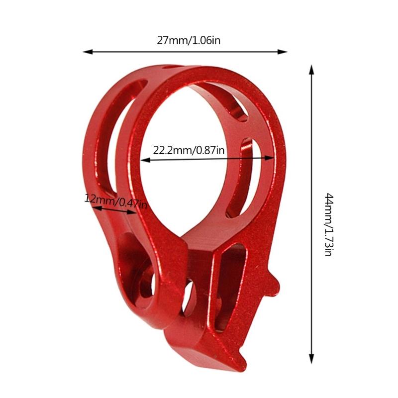 Aluminum-Alloy Bike Clamp Bike Shifter Clamp Bicycles Trigger Clamp 22.2mm Shifter Clamp with Bolts for Mountain Bikes