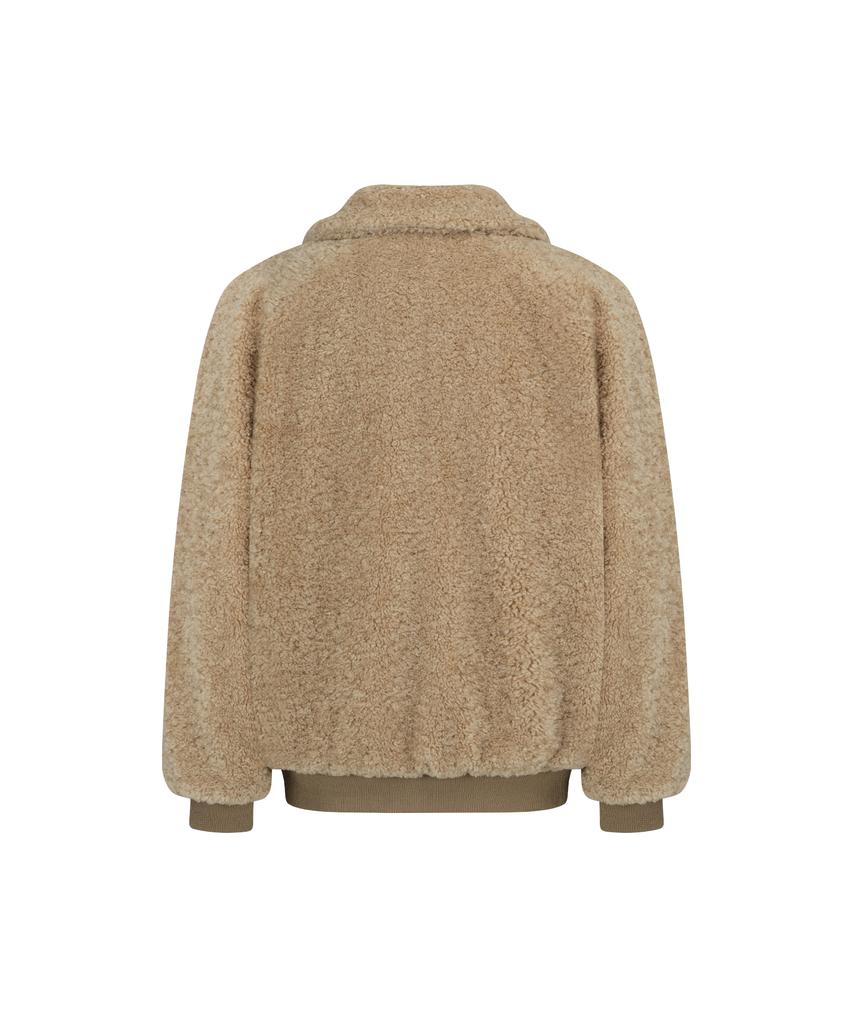 Hongwoosung Oversized 2Way Short Fur Jacket_Ivory