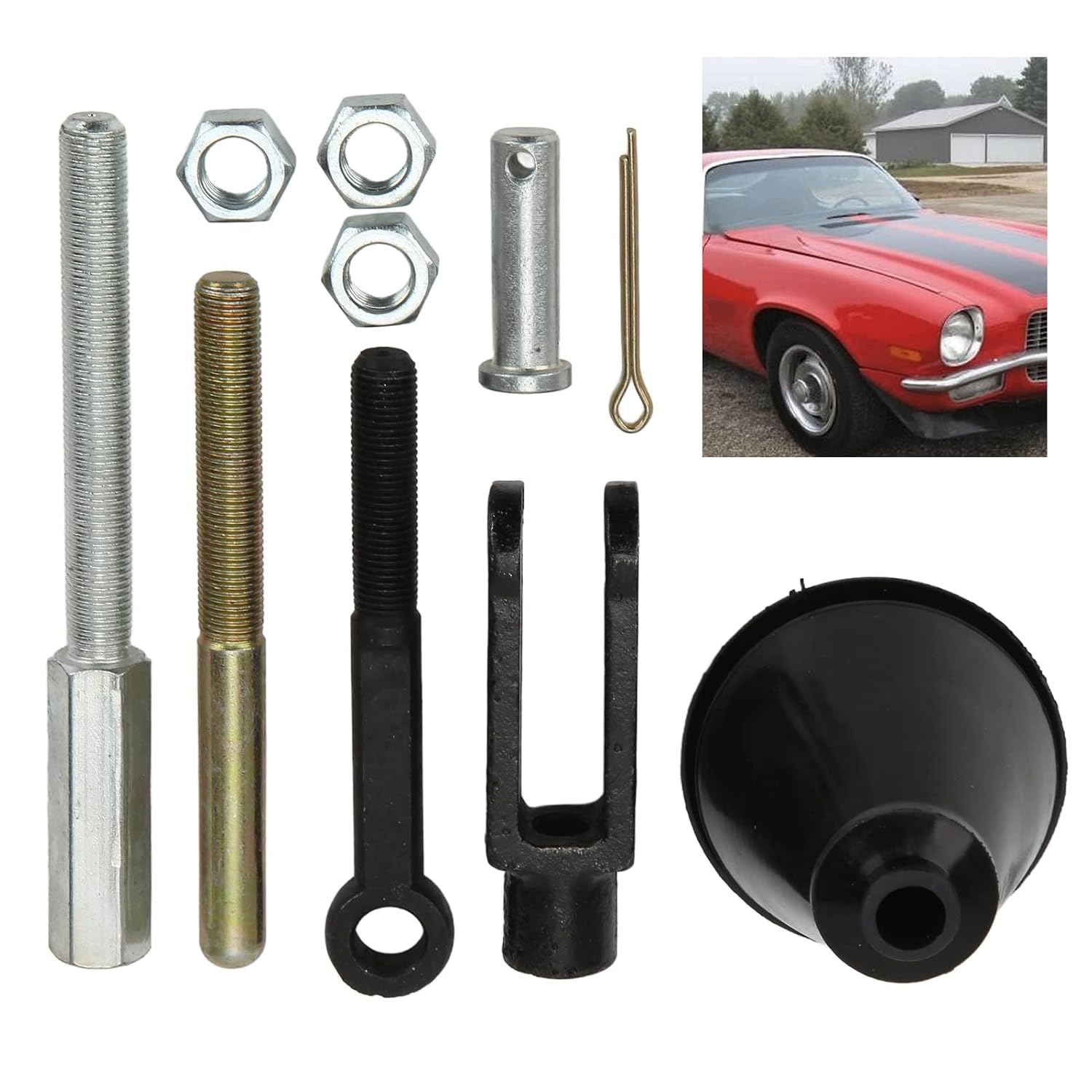 Manual Master Cylinder Rod Kit ... Universal Cylinder Assembly ... Manual Adjustable Master Cylinder Rod Kit Eyelet and Clevis Set Replacement for