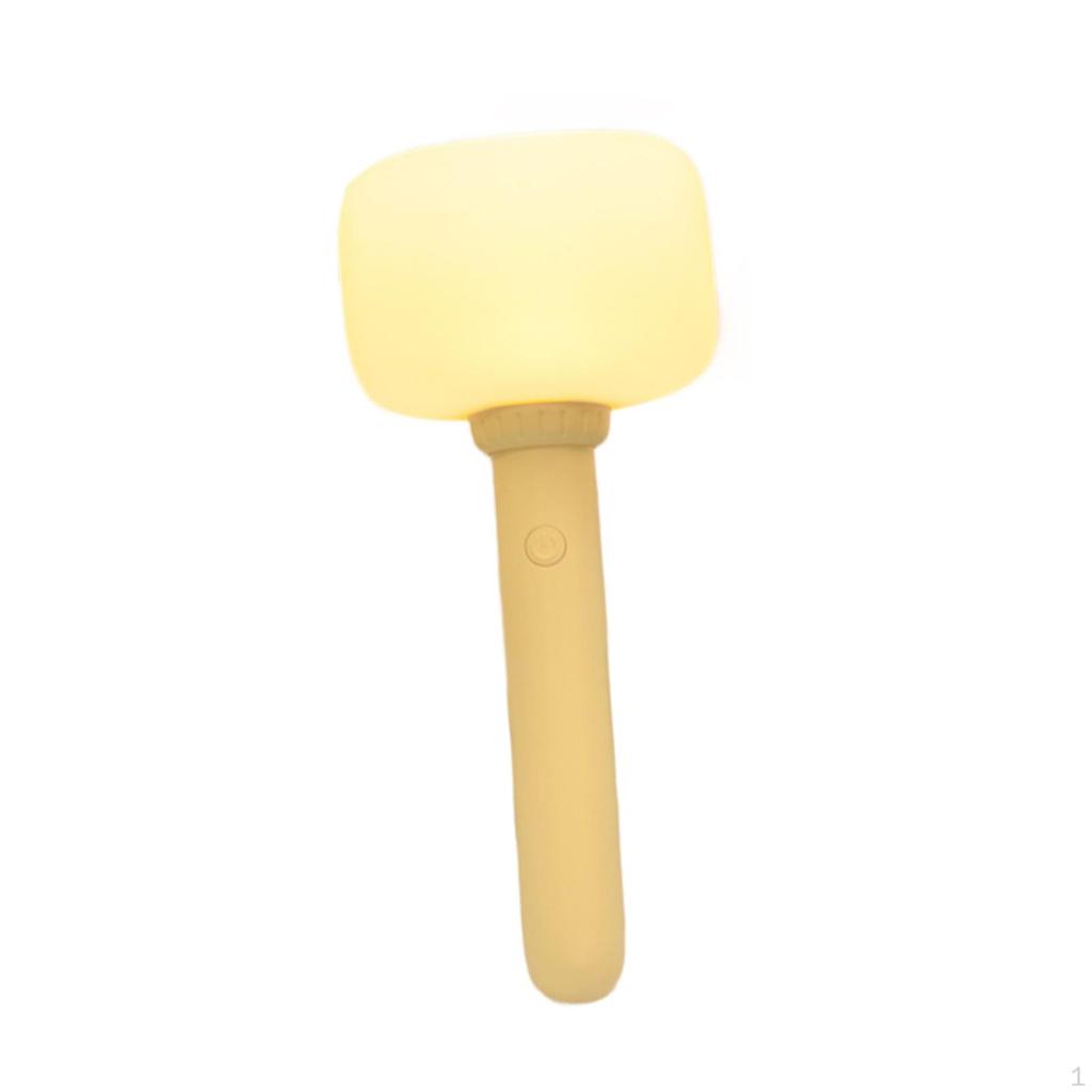 Concert Cheering Lightstick Handheld Silicone Night Light Glow Cute for Carnival