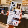 Fashion Artists Minimalist Label Phone Case for IPhone 16 15 14 13 12 11 Pro Max Xs Max 12 13 Mini 7 8 Plus Clear TPU Soft Cover