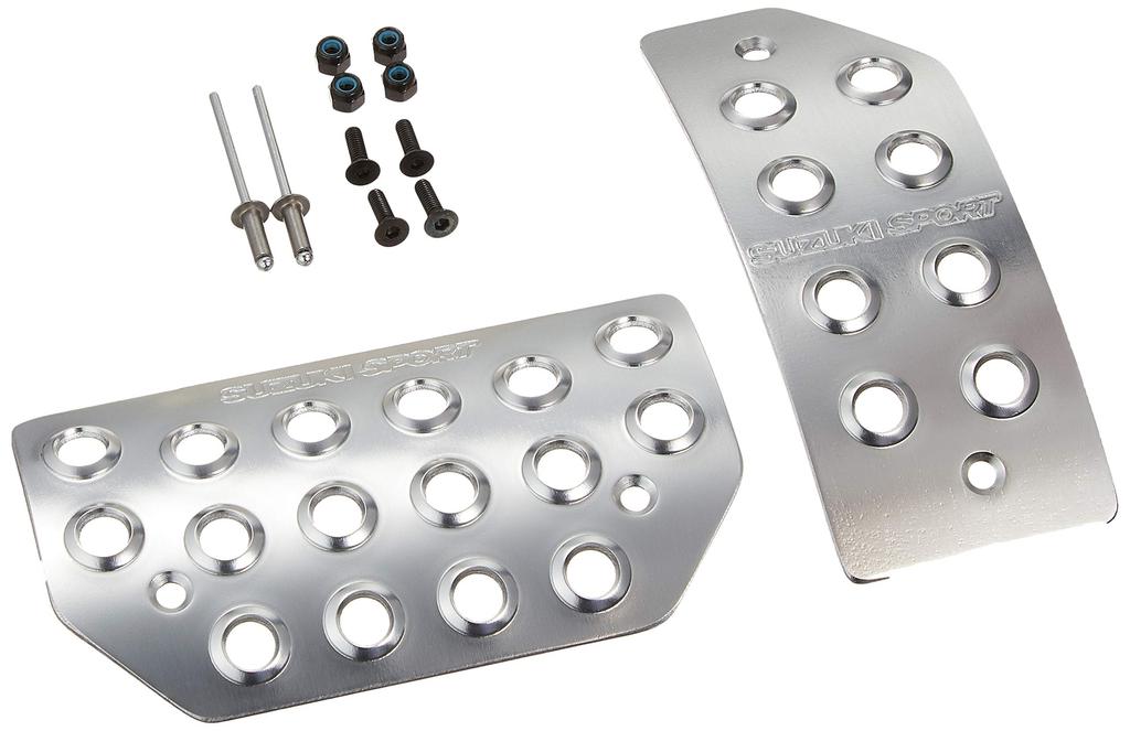 SUZUKI EVERY WAGON 99000-99036-AT2 Aluminum Pedal Set (AT Car)