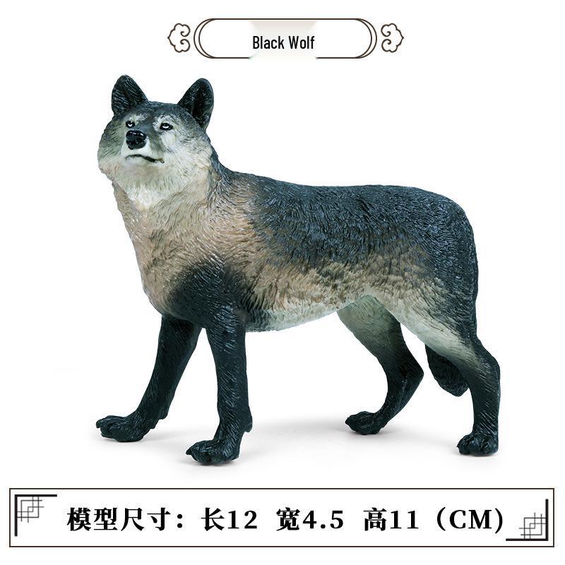 Wild Wolf Animal Model: Children s Cognitive Toy