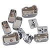 Motorcycle Part Chrome/Black Hand Switch Housing Caps Button Cover For Harley Touring Road King Electra Street Road Glide1996-13
