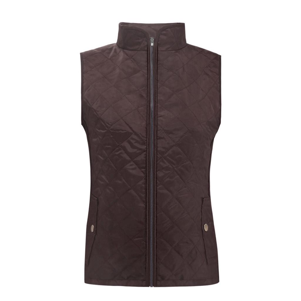 Women Solid Sleeveless Winter Jacke Thick Warm Waistcoat Vest Coat Jacket 2018 Women Solid Sleeveless Winter Jacke Thick Warm Waistcoat Vest Coat Jacket 2018