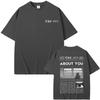 T-shirt Imprimé Unisexe The 1975 Being Funny in A Foreign Language about You Homme Femme Hip Hop Vintage Rock Harajuku T-shirts