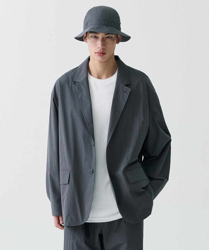 Musinsa Standard [City Leisure] Cn Loose Fit Blazer [Grey]