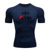 Men's Anime Compression T-Shirt Gym Running Fitness Tight Sportswear Short Sleeve Breathable Workout Summer T-Shirt S-3XL