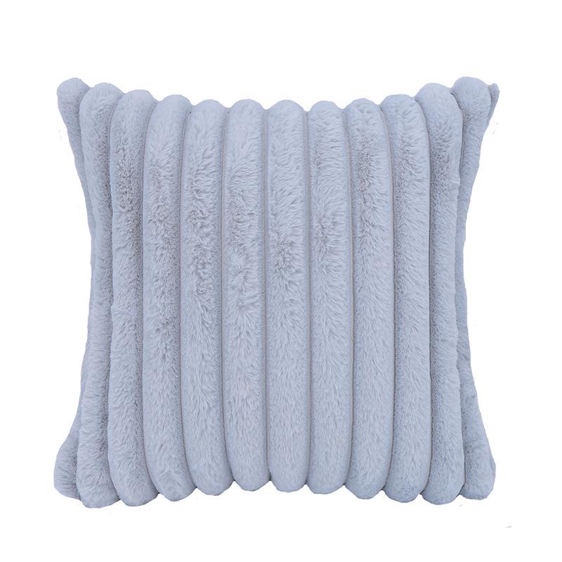 Tuscany Luxury Soft Rabbit Fur Throw Blanket – Short-Pile, Warm, & Elegant for Sofa or Bed.