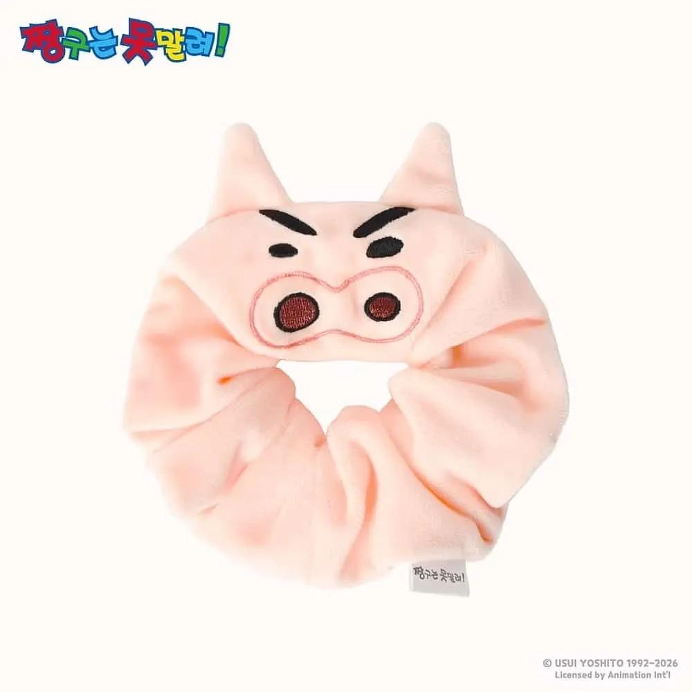 Point hair accessory curly headband Crayon Shin-chan Buriburi Demon King embroidered scrunchie embroidered scrunchie hair tie