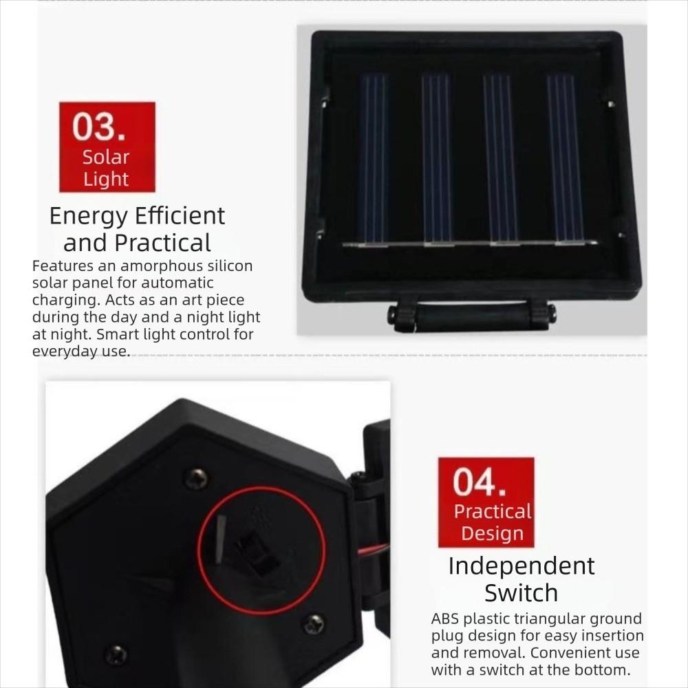 Waterproof Solar Animal Lamp Cute Rabbit Squirrel Lawn Light Outdoor Solar Light  Garden Lawn