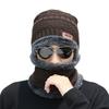 Hat Outdoor Winter Pullover Warm Knitted Wool Hat Men's Cotton Hat Cycling Fleece Ear Protectors Thickened Scarf
