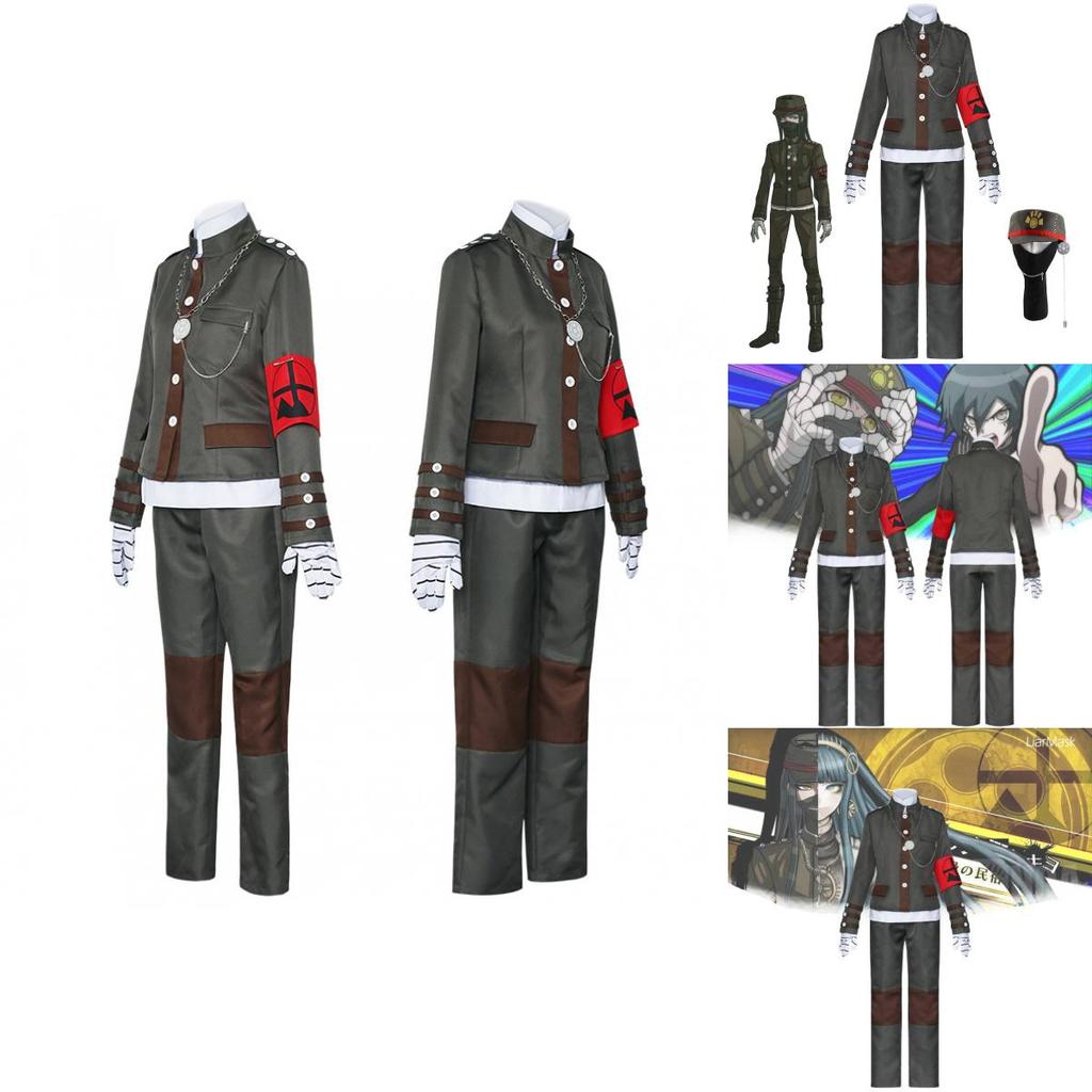 New Danganronpa Shinguji Cosplay Costume Set Anime Game Uniform