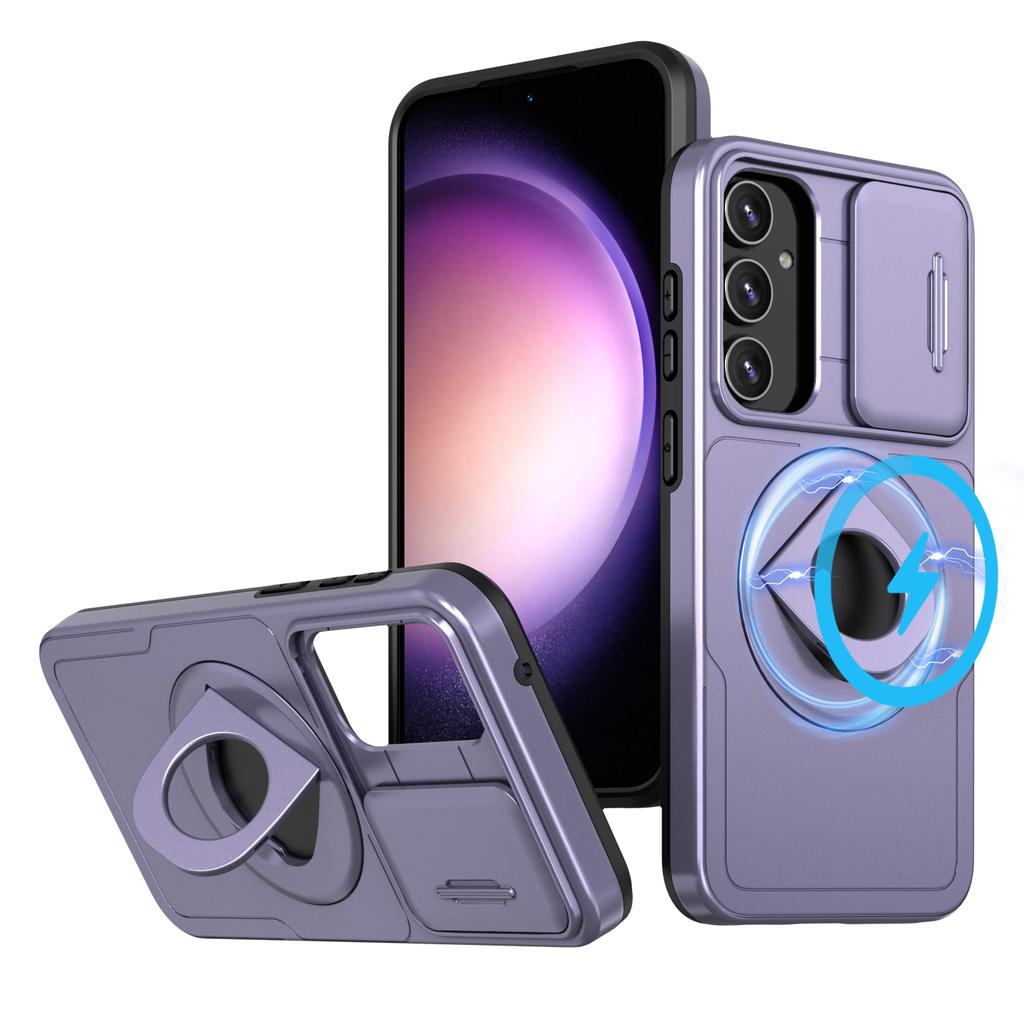 Military 360°Stand Armor Wireless Charge for Magsafe Case For Samsung S23 S22 S21 Plus Ultra S20 FE A54 Matte Magnetic Cover