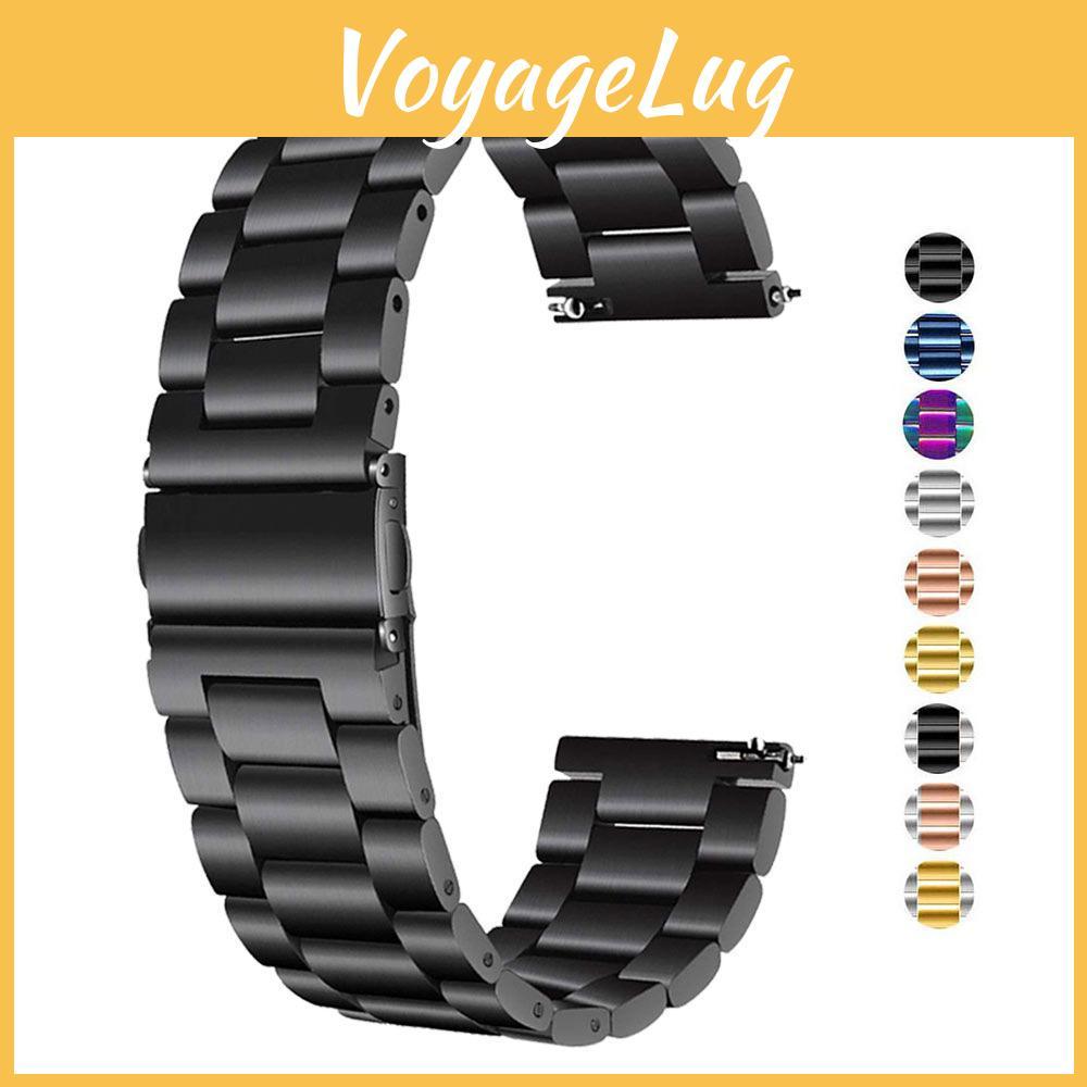 Stainless 3piece Watch Steel Universal Strap For Huawei And Samsung Galaxy 42mm46mm Watches