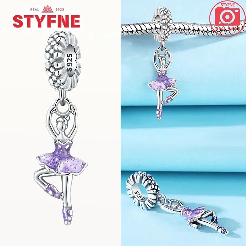 Coppercastle Elegant Dancer Pendants Original Charms Heart Beads Fit Original Bracelets Diy Fine Jewelry Gifts For Women