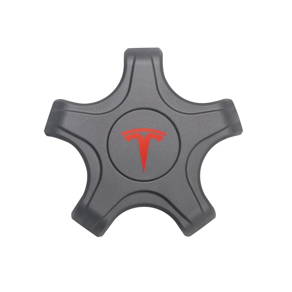 18inch For Tesla Model 3 2017- Car Wheel Center Caps Abs Carbon Fiber Hub Covers Model 3 Trim Auto Decoration