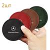AABIG1 Leather Car Water Cup Pad Non-slip Coaster Accessories Stickers For Mercedes Benz A300 A200 CLK CLA A180 E220 A300 S300 S350