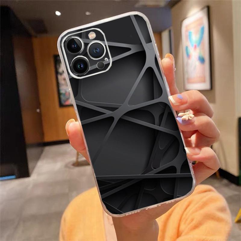 

Phone Case For iphone 17 Pro Max Air 17 16 15 14 13 Pro Max 15Plus 15 16 Pro Luxury Geometry Cool iphone 13