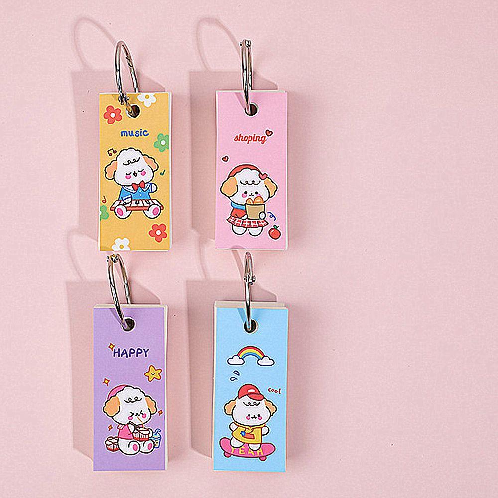 1PC Stationery Binding Cartoon Memo Pad Notebook Coil Loose-Leaf