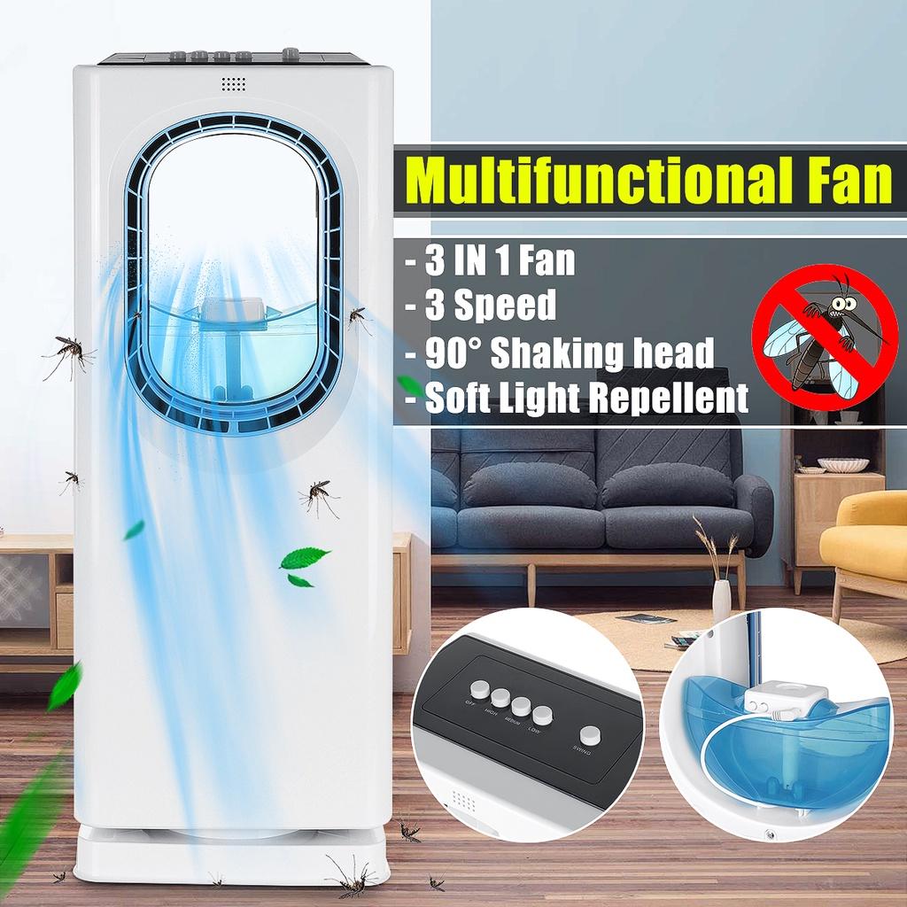 

Bladeless Cooling Fan Electric Air Conditioner 3 Speed Humidify Air Purify With Killer Function 3 in 1 Mosquito Killer Type