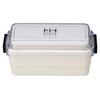 Masakazu NH Style Storage 27300 Lunch, Ivory, Size Approx. W9.2 D19.5 H8.9
