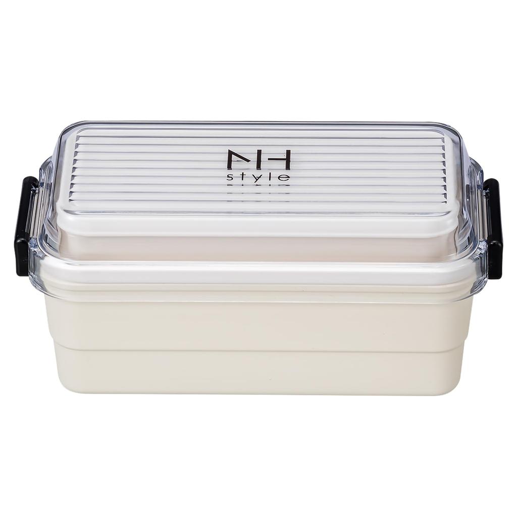 Masakazu NH Style Storage 27300 Lunch, Ivory, Size Approx. W9.2 D19.5 H8.9