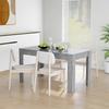 VidaXL Dining Table, Dinner Table, Dining Room Furniture, Kitchen Restaurant Home Interior Meal Table, Grey 804206